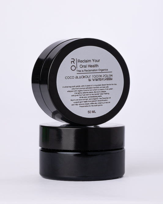 Coco Blackout Tooth Polish | Enamel Support & Whitening