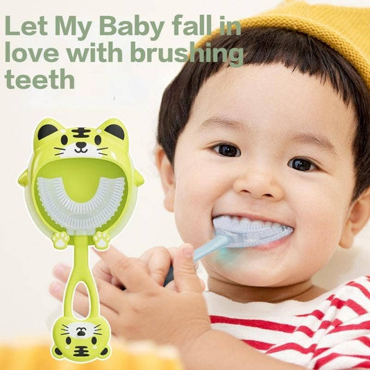 Soft Baby Tooth Brush U Shape: Mix & Match Colors