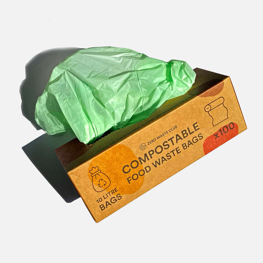 Compostable Bin Bags - Pack of 100 - 10 Litre Bags