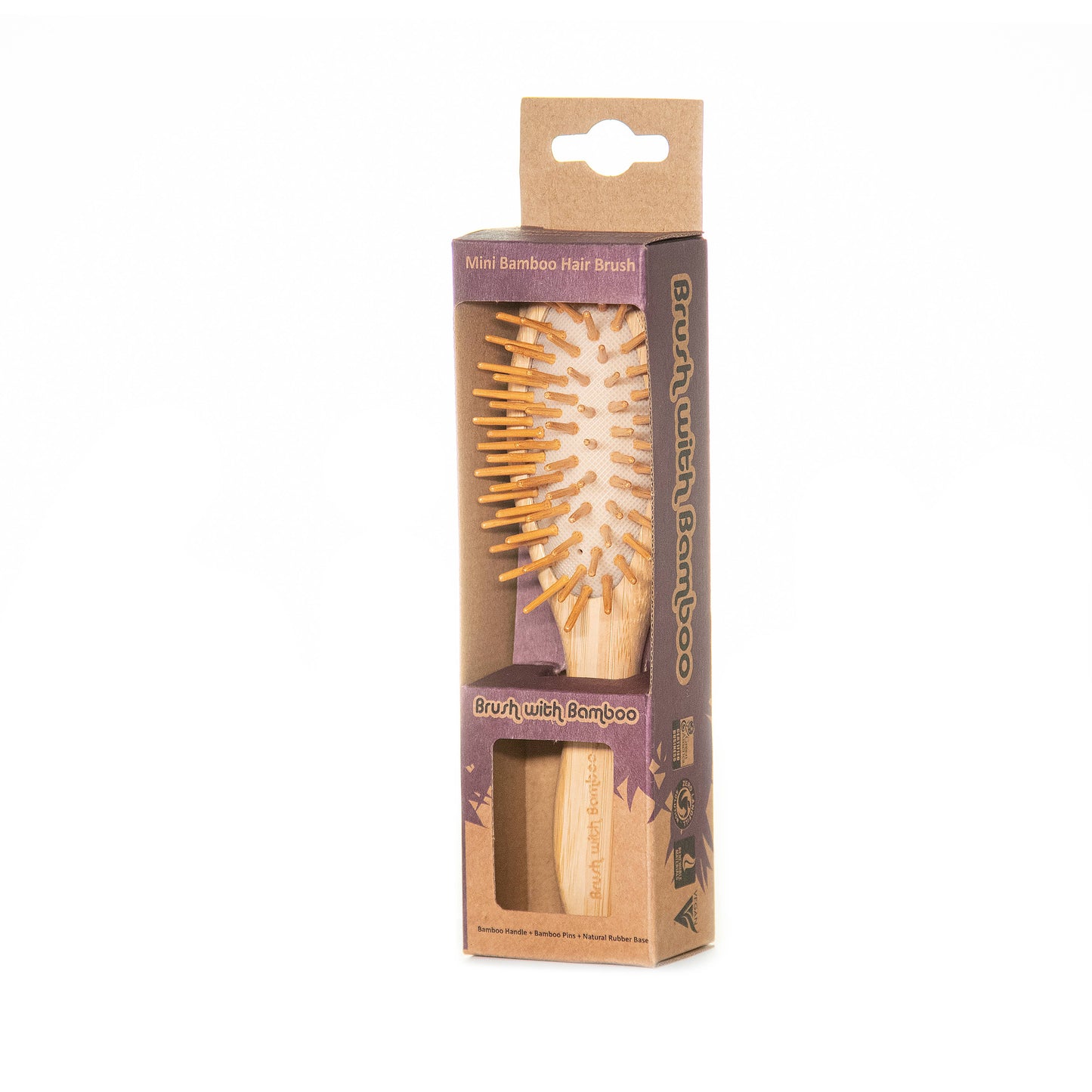Mini Bamboo Hairbrush