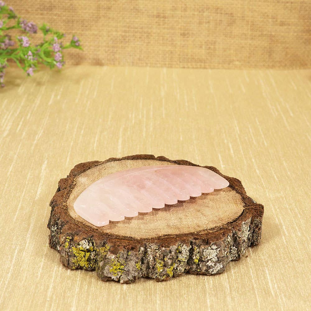 Energy Comb Small - Rose Quartz | Crystal Combs