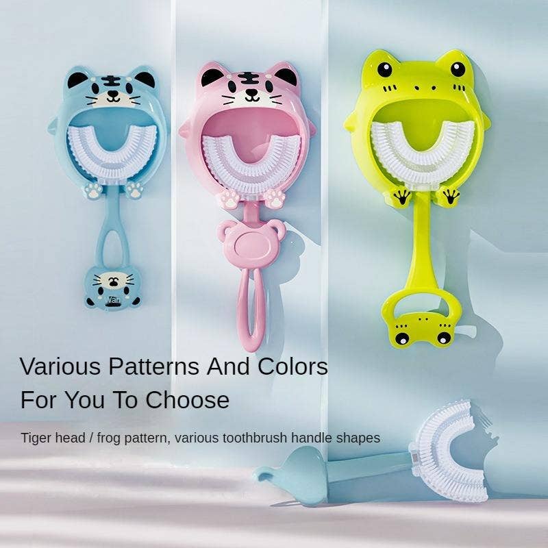 Soft Baby Tooth Brush U Shape: Mix & Match Colors