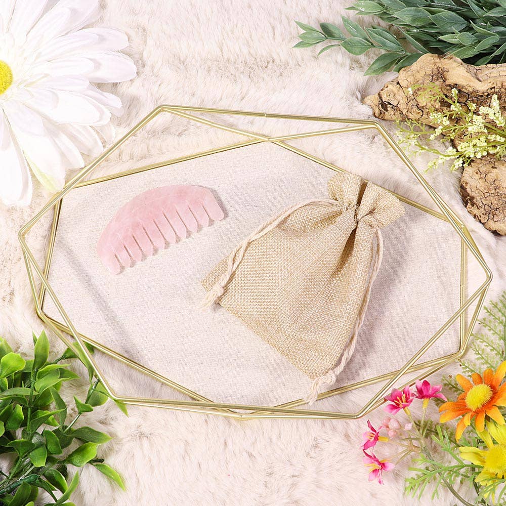 Energy Comb Small - Rose Quartz | Crystal Combs