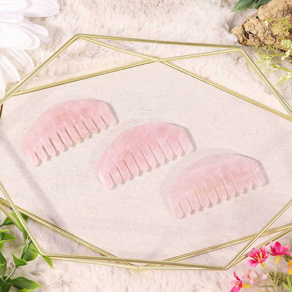 Energy Comb Small - Rose Quartz | Crystal Combs