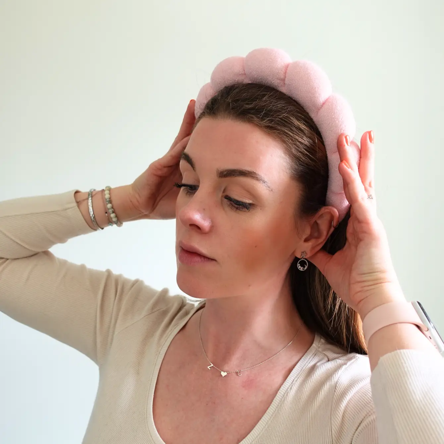 Skincare & Makeup Headband - Pink