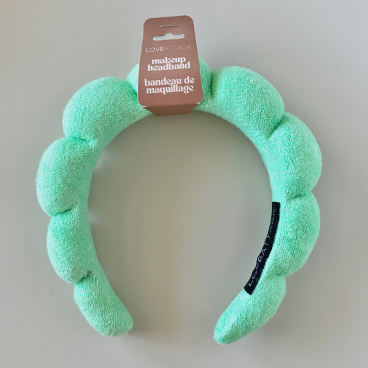 Skincare & Makeup Headband - Green