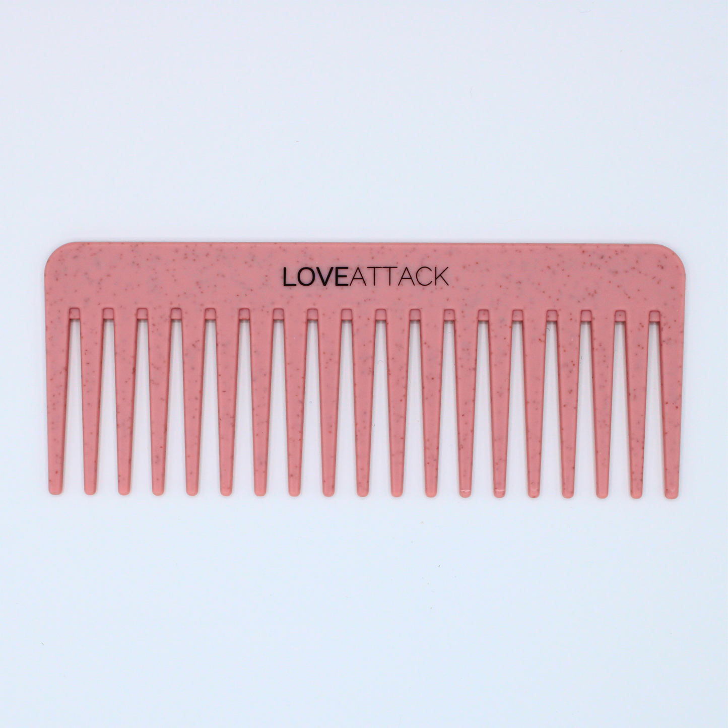 Wheat Straw Wide Tooth Detangling Comb - Pink