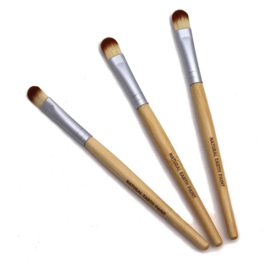 Natural Paint Brushes - Set of 3