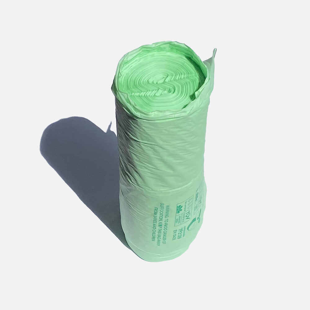 Compostable Bin Bags - Pack of 100 - 10 Litre Bags