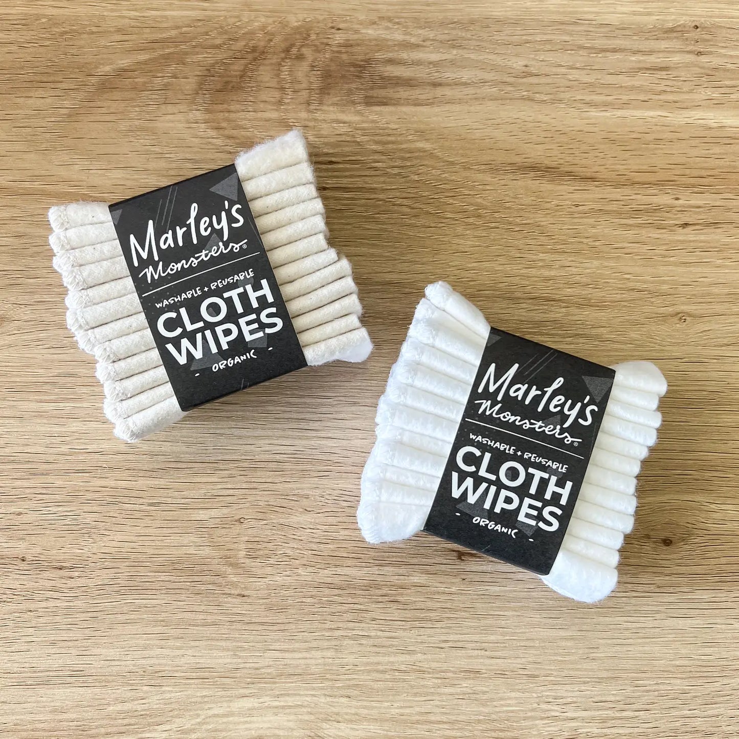 Organic Cotton Flannel Cloth Wipes | 12-Pack