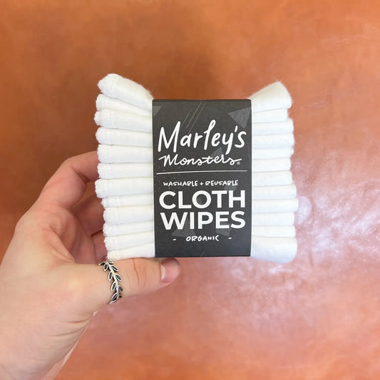 Organic Cotton Flannel Cloth Wipes | 12-Pack