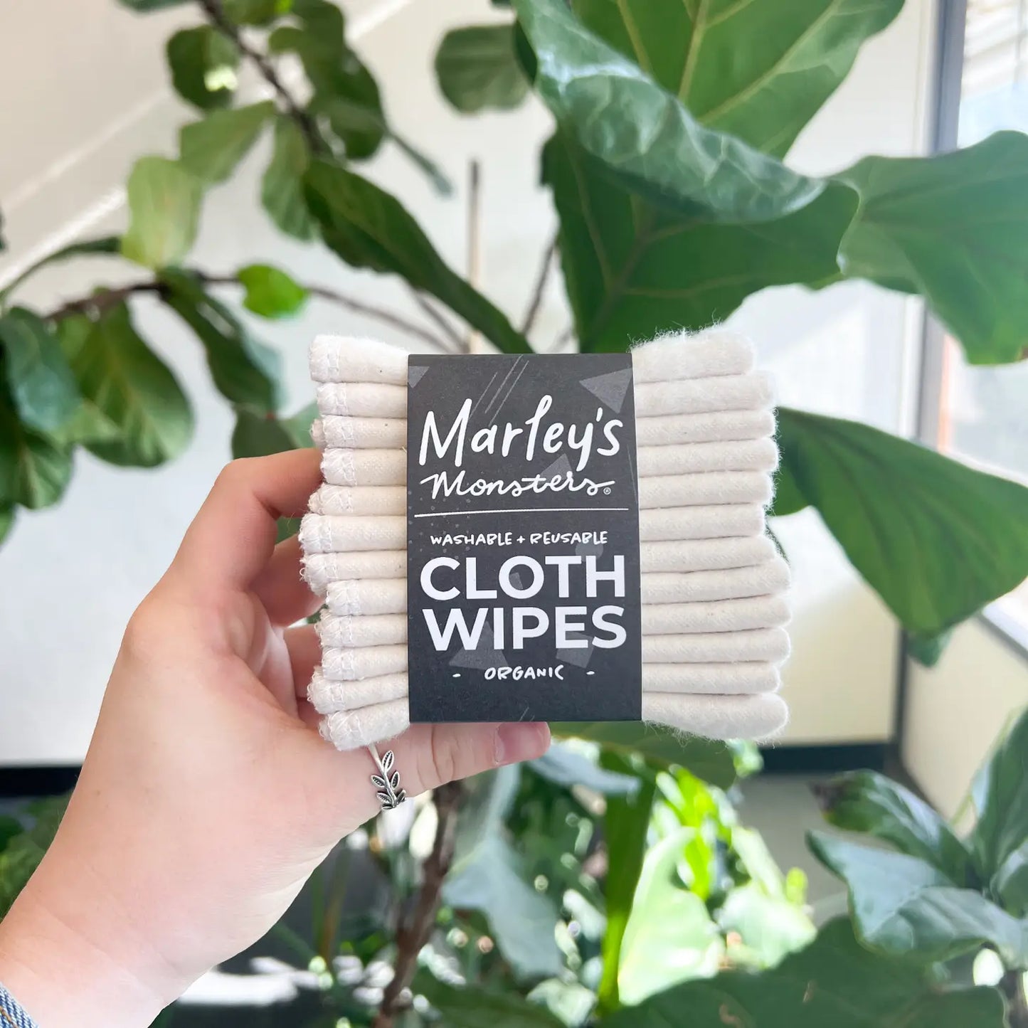 Organic Cotton Flannel Cloth Wipes | 12-Pack